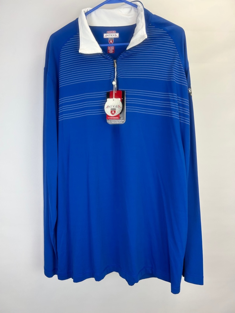 NWT Antigua Golf Classics Tempest Evergreen Country Club 1/4 Zip Jacket Size XL